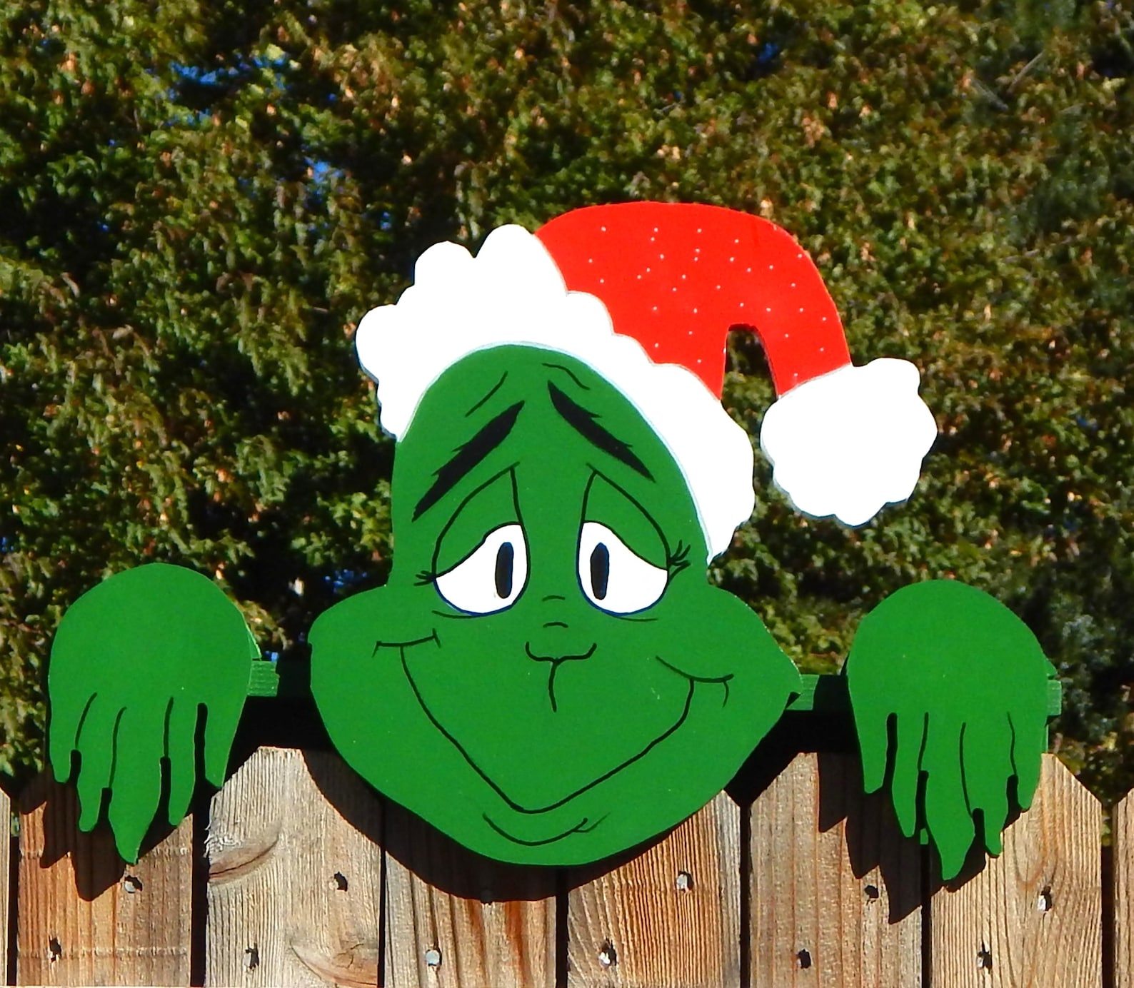 (🎄Early Christmas Sale - 49% OFF)🔥Fence Peeker Holiday Decorative Sign, 🔥Buy More Save More!