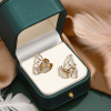 Butterfly Earrings With Pearls And Diamonds