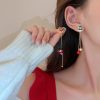 (🌲Christmas Hot Sale- 48% OFF)💝Moving Santa Claus Dangle Earrings- Buy 2 Free Shipping