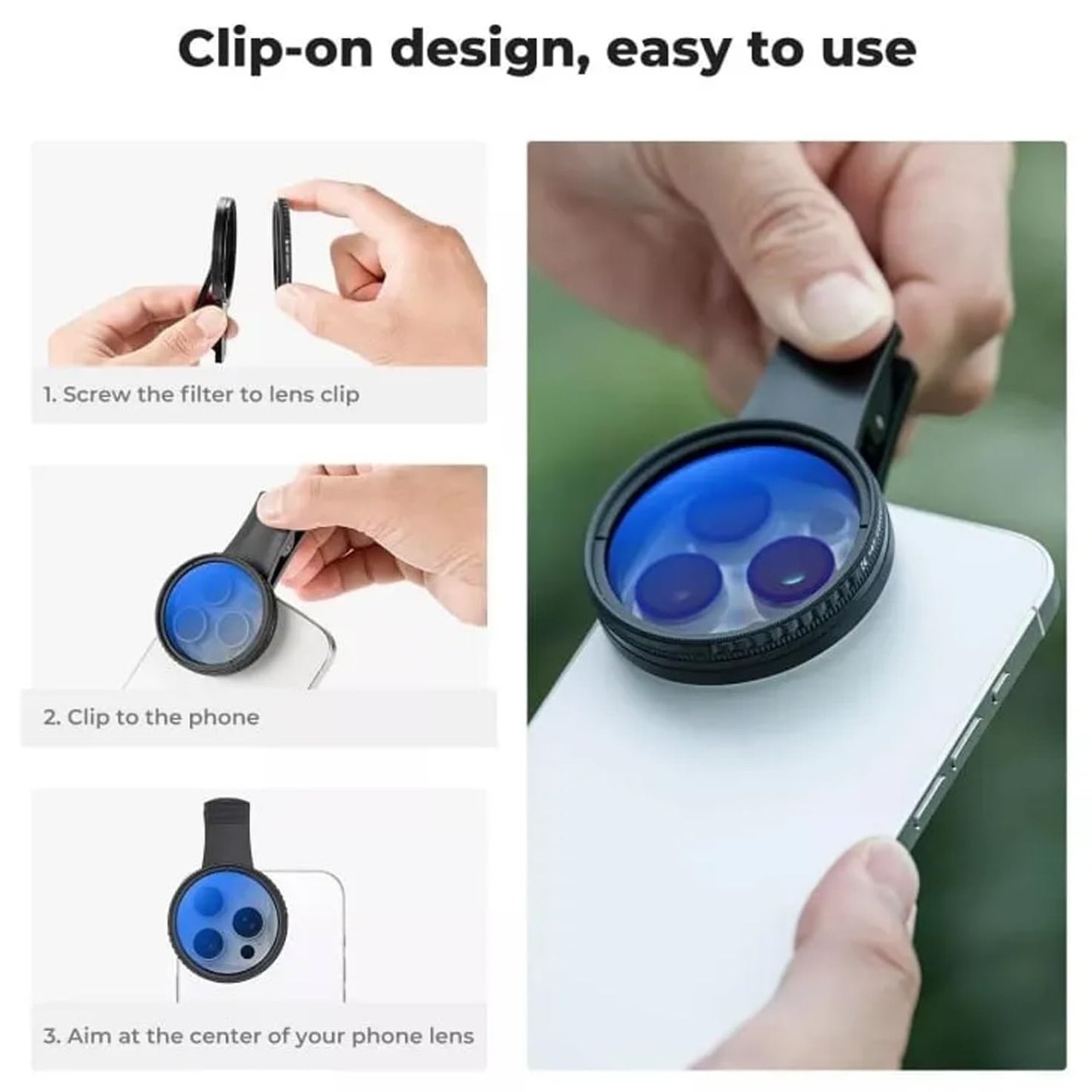 🔥LAST DAY SALE 50% OFF💥52mm Polarized Smart Phone