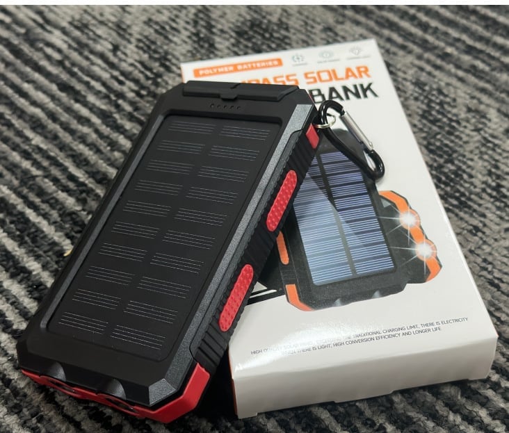 📢🔥Letzter Tag 49 % RABATT🔥Wasserdichte Solar-Powerbank