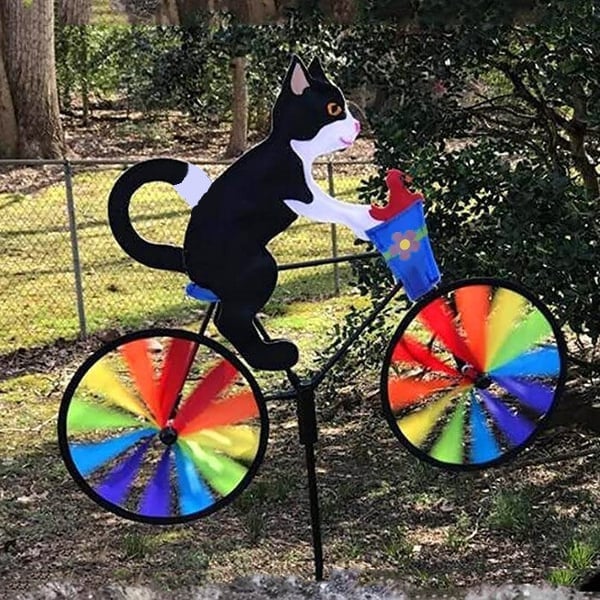 🔥Last Day Promotion 48% OFF-🎁-CAT BICYCLE WIND SPINNER