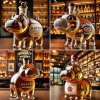 Cute Mengdoo Hippo Whiskey Bottle