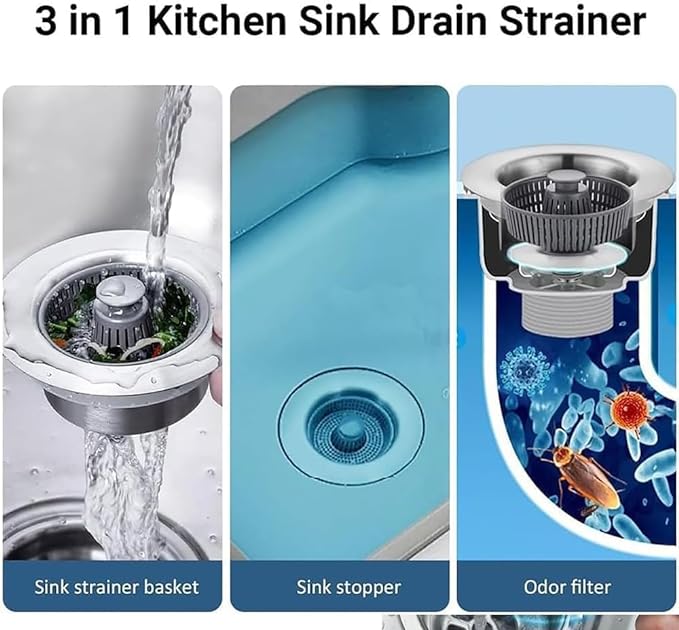 🔥 Hot Sale 50% OFF -Stainless Steel Sink Strainer