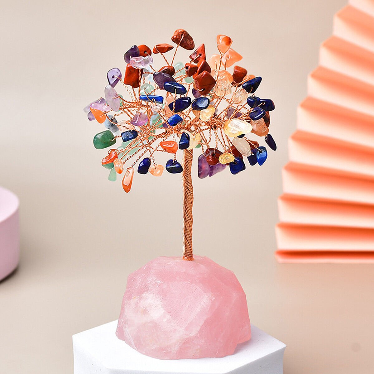 🔥Handmade Nature Energy Multicoloured Crystal Tree - Ready to Ship