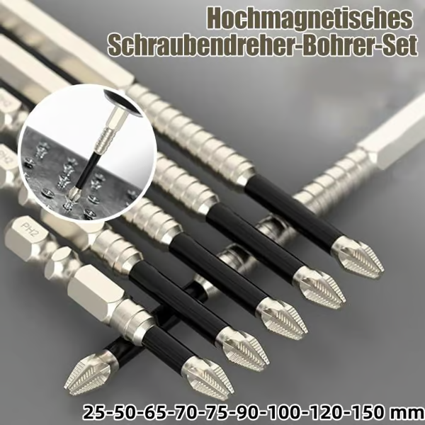 🔥Hochmagnetisches Schraubendreher-Bohrer-Set