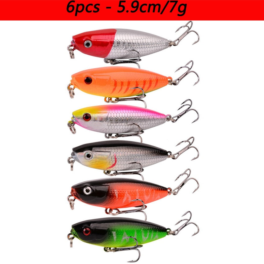 🎣 Summer Sale-50% OFF🐠Mixed Minnow Fishing Lure Set