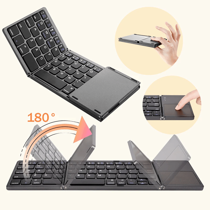 (🎄EARLY CHRISTMAS SALE - 50% OFF) 🎁Wireless Bluetooth Folding Mini Keyboard