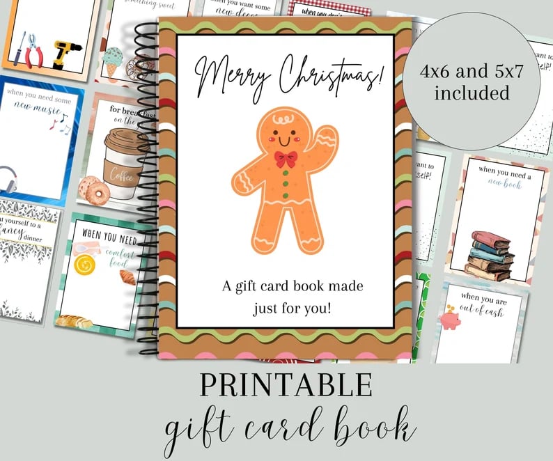 💥LAST DAY SALE 50% OFF💥Christmas Gift Card Book