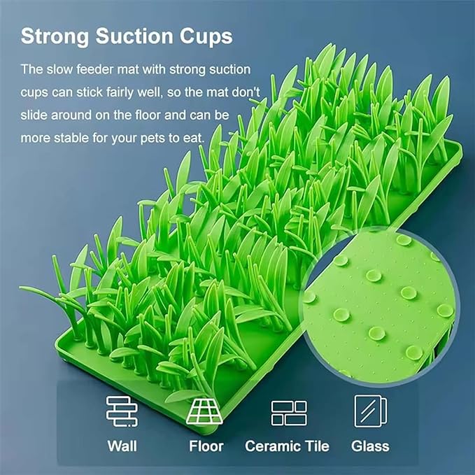 🐾Free Shipping Now🌱Pet Feeding Fun 3D Simulated Grass Mat