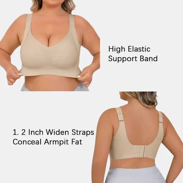 🎁LAST DAY 50% OFF🔥Daily Comfort Wireless Shaper Bra-BUY 2 SAVE $ 15 & FREE SHIPPING