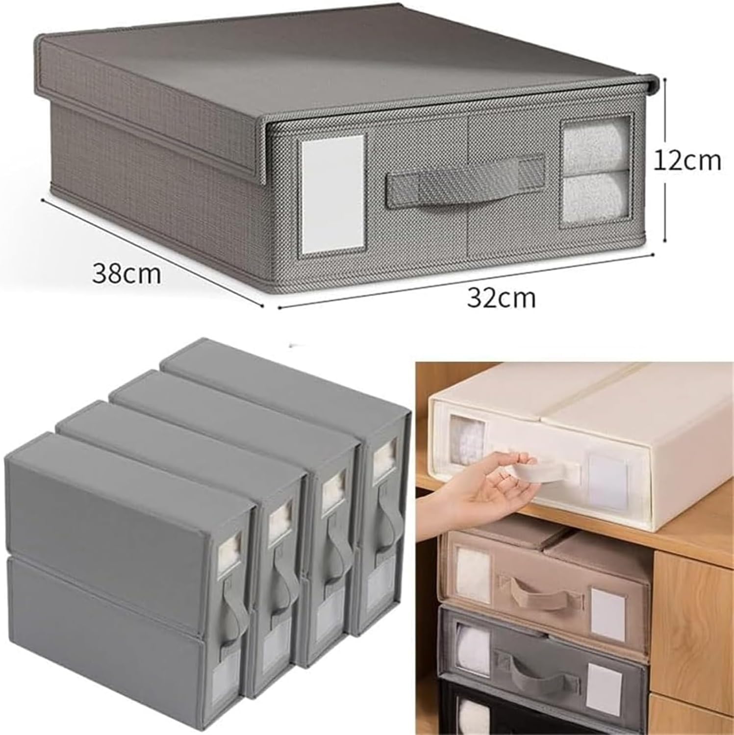 🔥Last Day Promotion 70% OFF🔥Drawer Organizer Fourpiece Bedding Storage⚡️Buy 2 Free Shipping