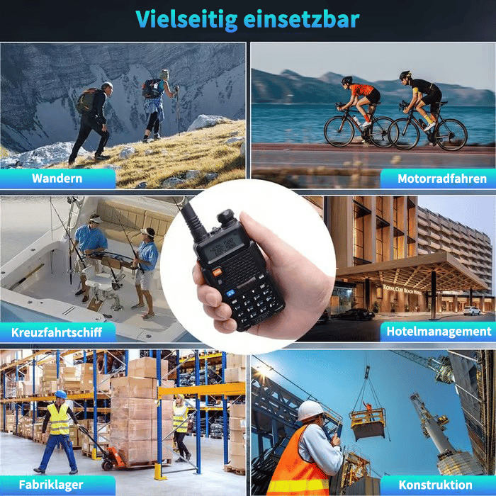 ⏰Letzter Tag 49 % RABATT🔥drahtlose Fern bidirektionale Dual Band Walkie Talkie