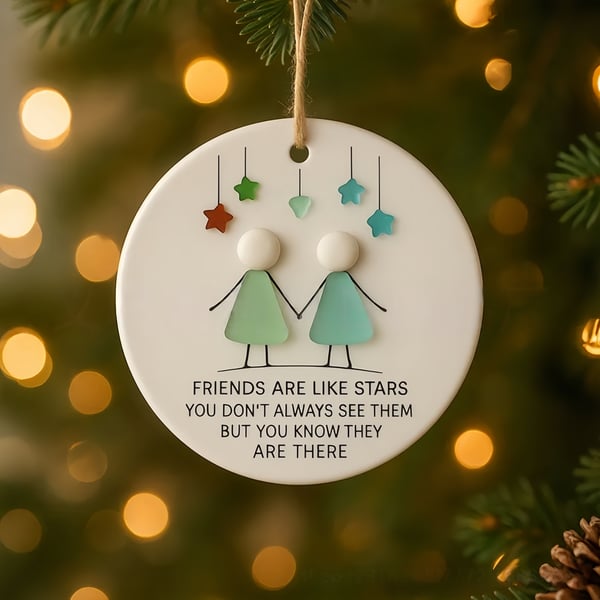 🌊Heart-Shaped Sea Glass Friendship Decor💝✨ Shaped by Nature & Crafted by Hand!