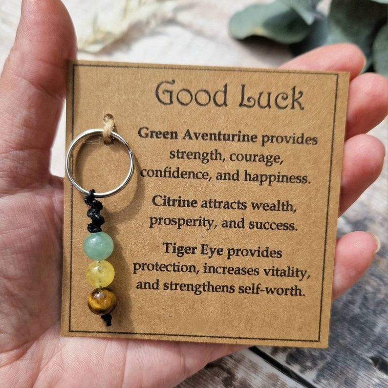 💕Healing Gemstone Keychain