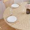 🔥Last Day Sale-45% OFF❤️Round Vinyl Fitted Tablecloth with Flannel