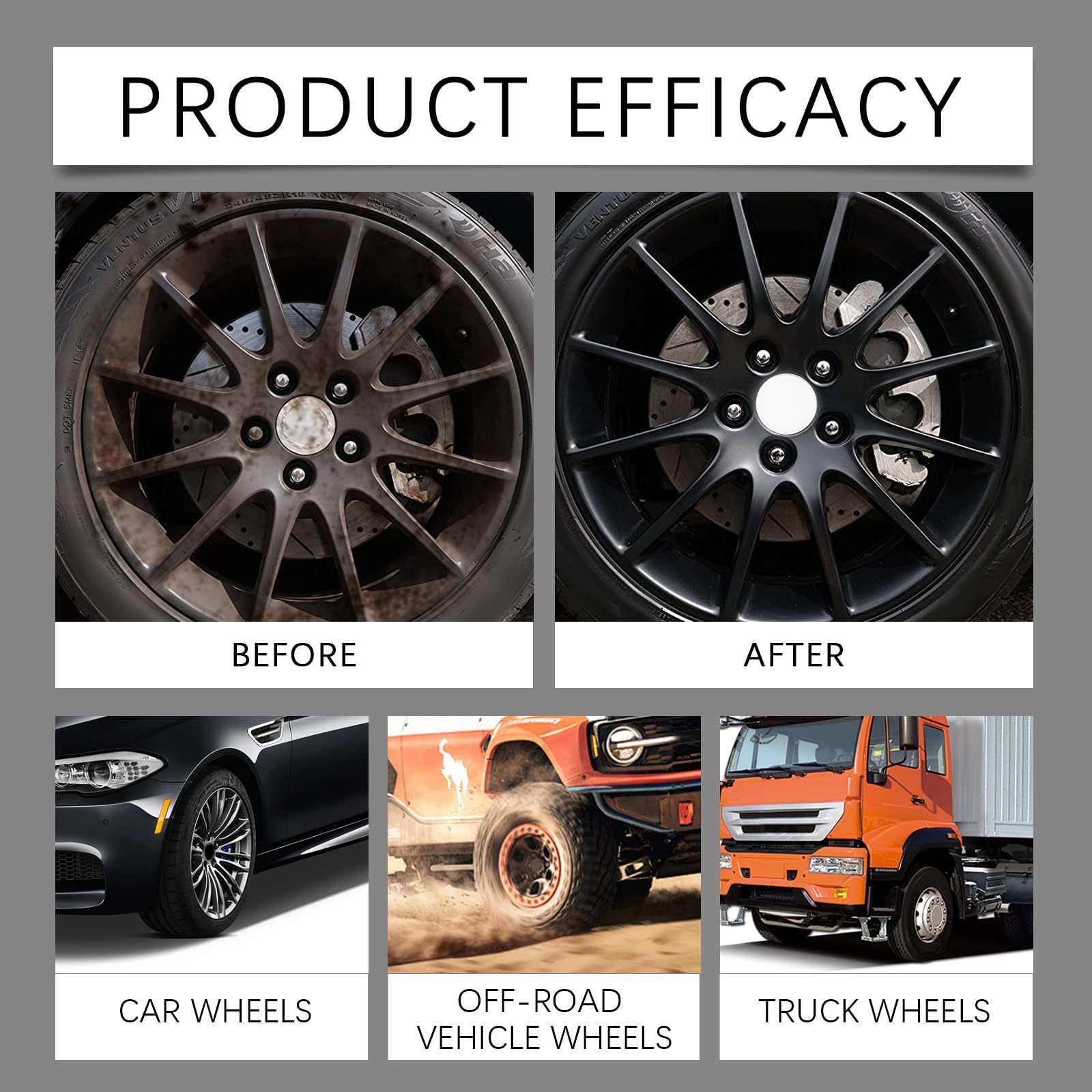 🔥Last Day 50% OFF🔥Heavy Duty Wheel Rust And Water Spot Cleaner