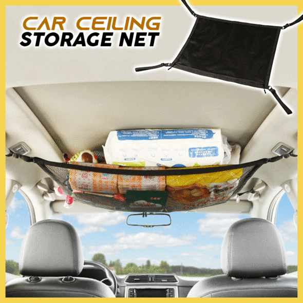 (Summer Flash Sale- 50% OFF) Car Ceiling Storage Net-General Models