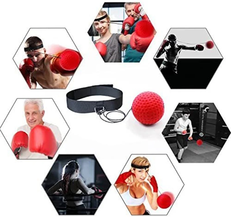 (🔥Last Day Promotion - SAVE 50%OFF) Boxing Reflex Ball Headband - Buy 3 Get 2 Free & FREE SHIPPING