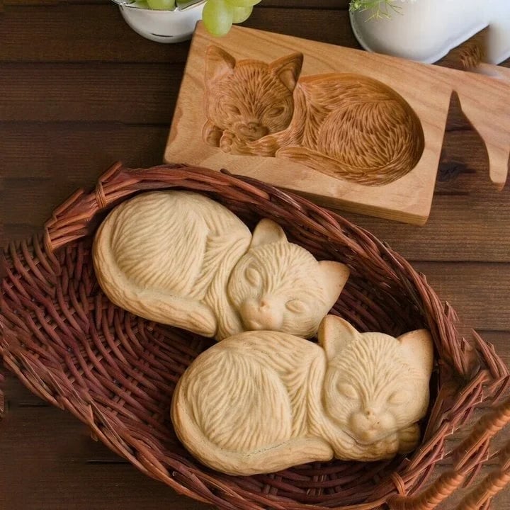 (🌲EARLY CHRISTMAS SALE - 50% OFF) 💖WOOD PATTERNED COOKIE CUTTER - EMBOSSING MOLD FOR COOKIES