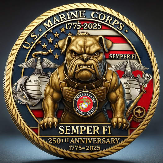 Marine Corps “Devil Dog” 250th Anniversary Commemorative Coin