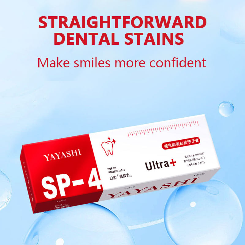 🔥Limited Time Sale 50% OFF🔥YAYASHI SP-4TM Probiotic Whitening Toothpaste