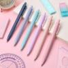 Four Candies Cute Mechanical Pencil Set, 6PCS Pastel Mechanical Pencils 0.5 & 0.7mm with 360PCS HB Pencil Leads, 3PCS Erasers and 9PCS Eraser Refills, Aesthetic Mechanical Pencils for Girls Writing