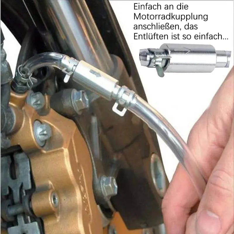 🎉Letzter Tag 49% Rabatt🔥Einweg-Rückschlagventil-Rohr-Entlüftungswerkzeugsatz für Auto-Motorradkupplung