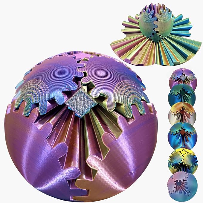 🔥Flash Sale-50% OFF Buy More Save More GearSphere - The Steampunk Whirling Wonder Fidget (Gear Ball)