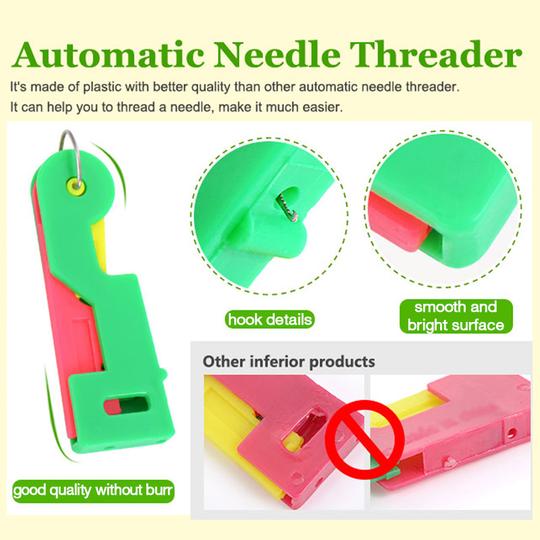 (🔥Last Day Promotion- SAVE 48% OFF)Auto Needle Threader--buy 3 get 3 free（6pcs）