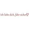 ✨1 KAUFEN, 1 GRATIS💓 „Ich liebe dich, fahr vorsichtig“-Aufkleber (4 Stück)