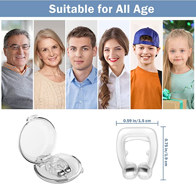 🔥(Last Day Promotion - 50% OFF) Magnetic Anti Snoring Nose Clip - Buy 2 Get 2 Free