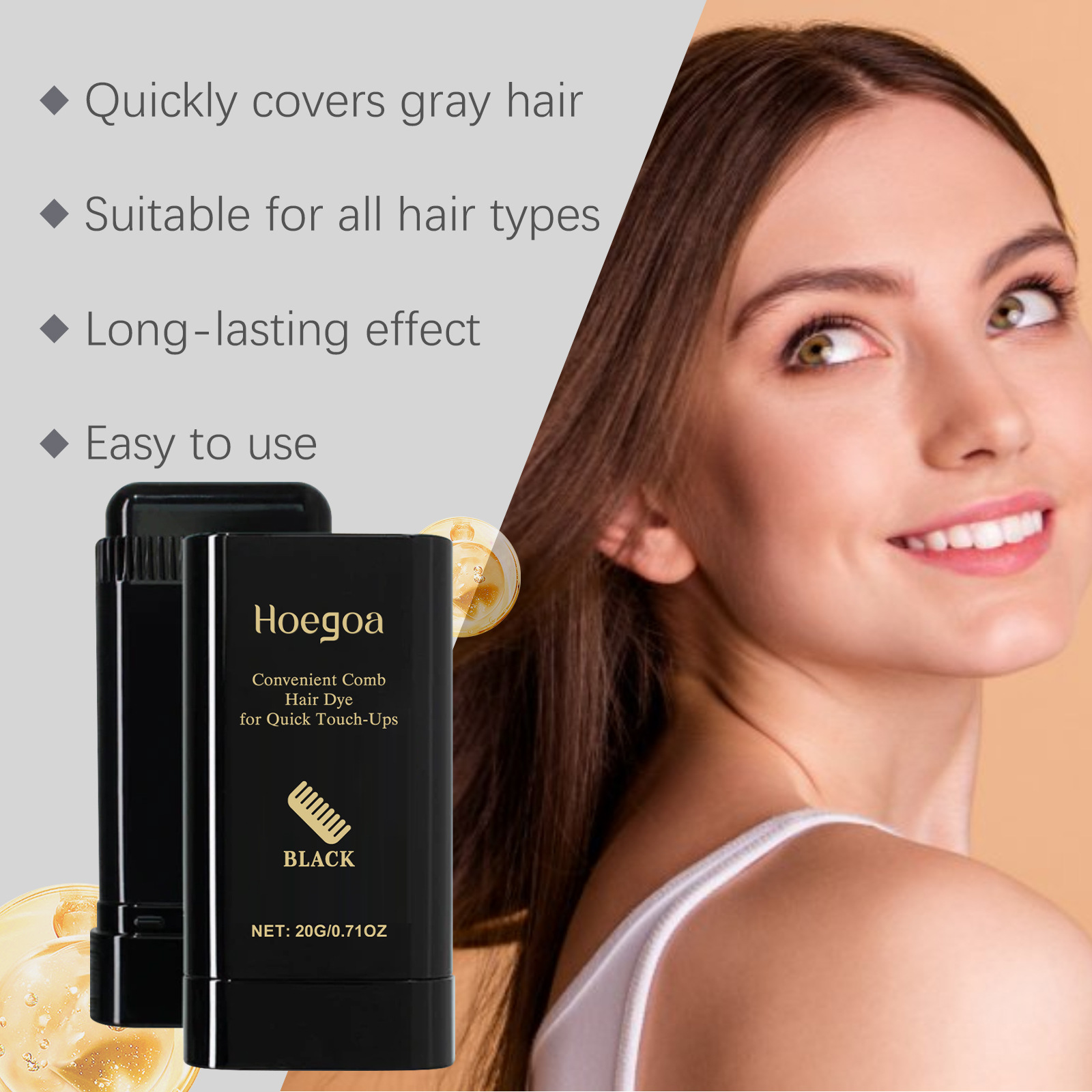 💥LAST DAY SALE 50% OFF💥Portable Hair Dye Comb⚡BUY 2 FREE SHIPPING