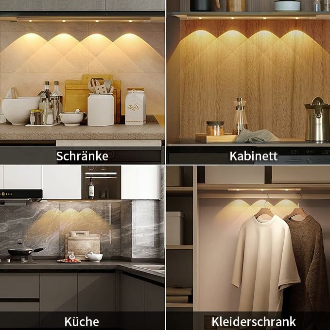 💡Kaufen Sie 2, erhalten Sie 1 kostenlos💡 LED-Bewegungssensor-Schrankleuchte