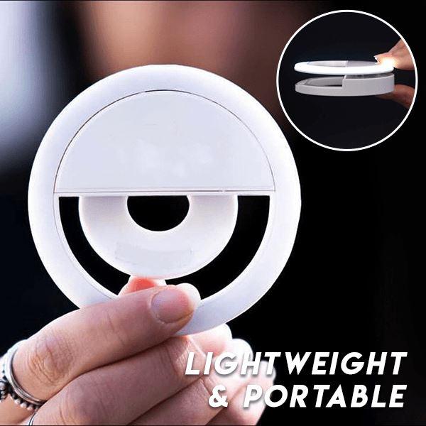 (New Year Sale- Save 50% OFF) One-Clip Portable Selfie Ring- Buy 2 Get Extra 10% OFF