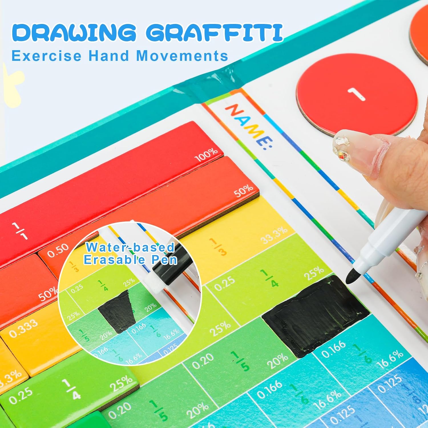🍂TikTok Fall Mega Sale🎉Magnetic Fraction Demonstration Book