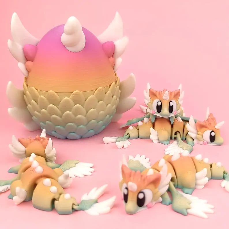 Adorable Surprise Dragon Egg Toy Collection