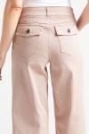 (Last Day Promotion 50% OFF) Stretch Twill Cropped Wide Leg Pants - BUY 2 FREE SHIPPING