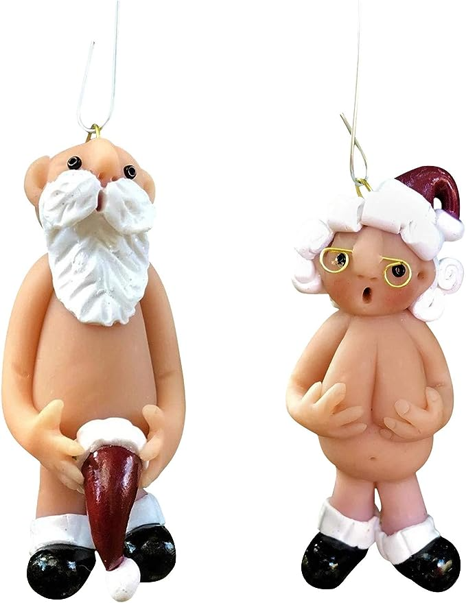 🔥Christmas Pre Sale 50% OFF🔥2 Pieces/Set Christmas Funny Naked Santa Claus