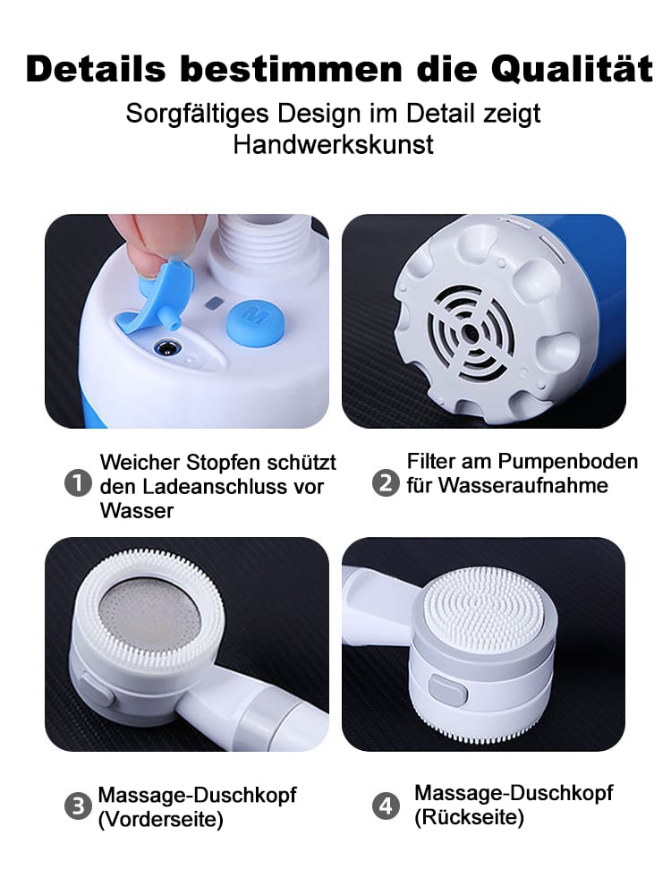 🚿Letzter Tag 49% Rabatt✨Tragbare Campingdusche – Einstellbarer Durchfluss