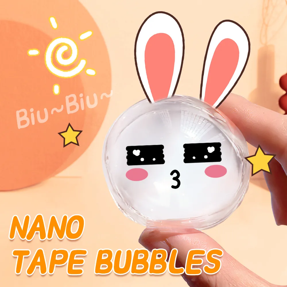 Toysfever™ Nano Glue Blowing Bubble Transparent Tape
