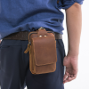 (Father's day Pre Sale- 50% OFF) Genuine Leather Outdoor Belt Waist Bag