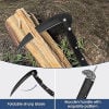 Dual-Section Folding Sickle