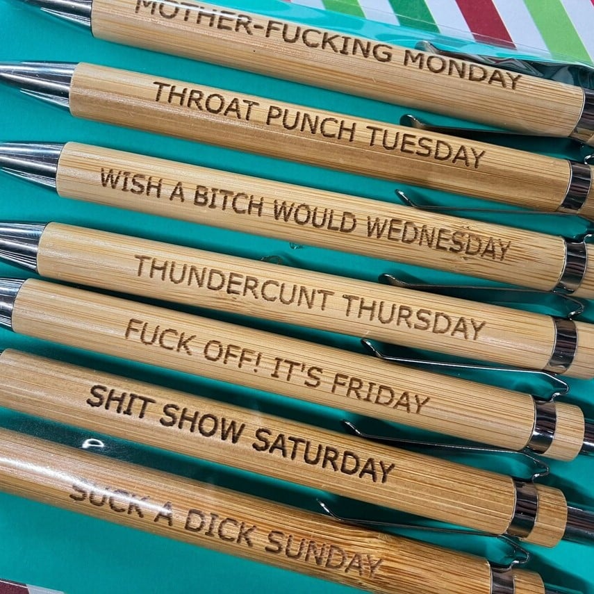 🔥Limited Time Sale 48% OFF🎉Snarky Daily Pen Set(Buy 2 get 1 free)