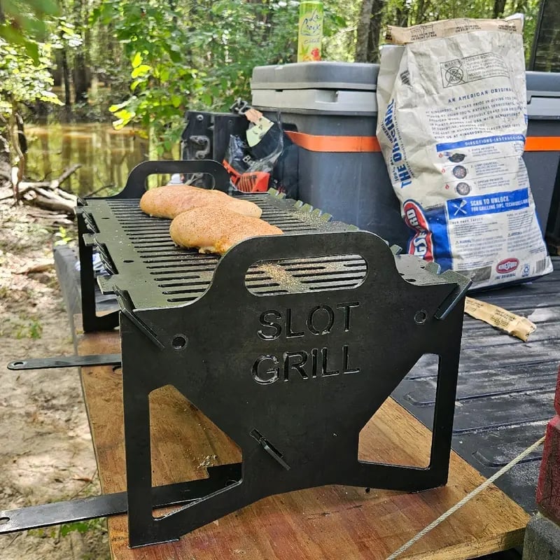 🎉Letzter Tag 49% Rabatt🔥Zusammenklappbarer BBQ-Grill für einfache Lagerung aus Stahl
