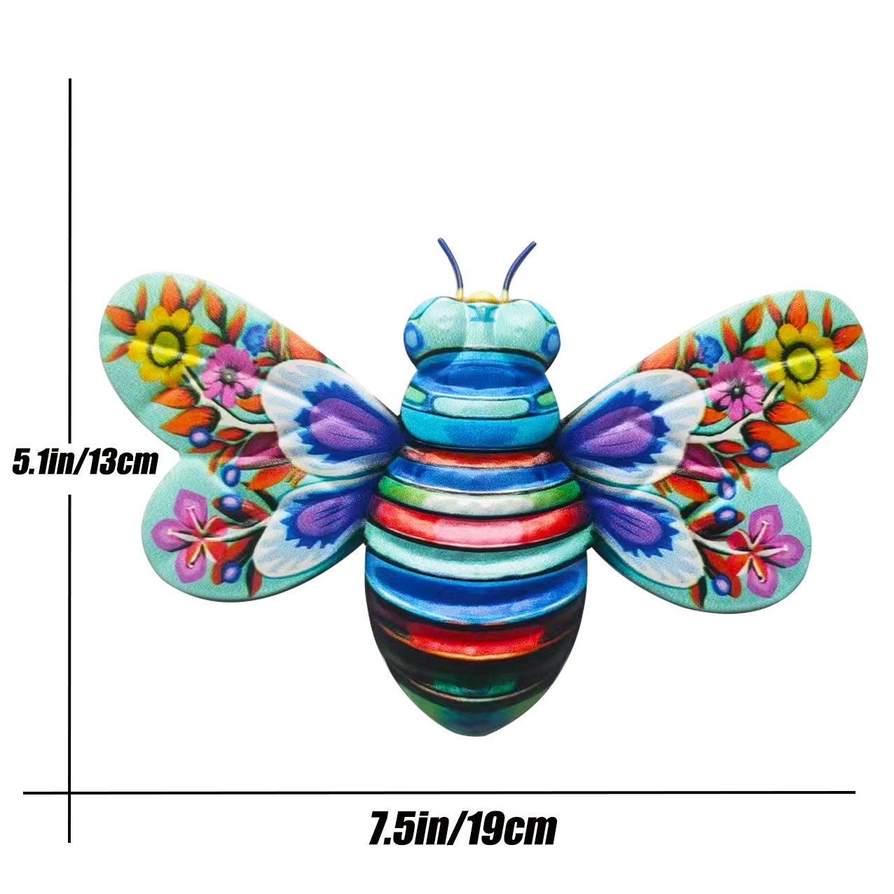 🔥HOT SALE NOW 49% OFF - Iron Bee Art Sculpture Hanging Wall Decorations for Garden