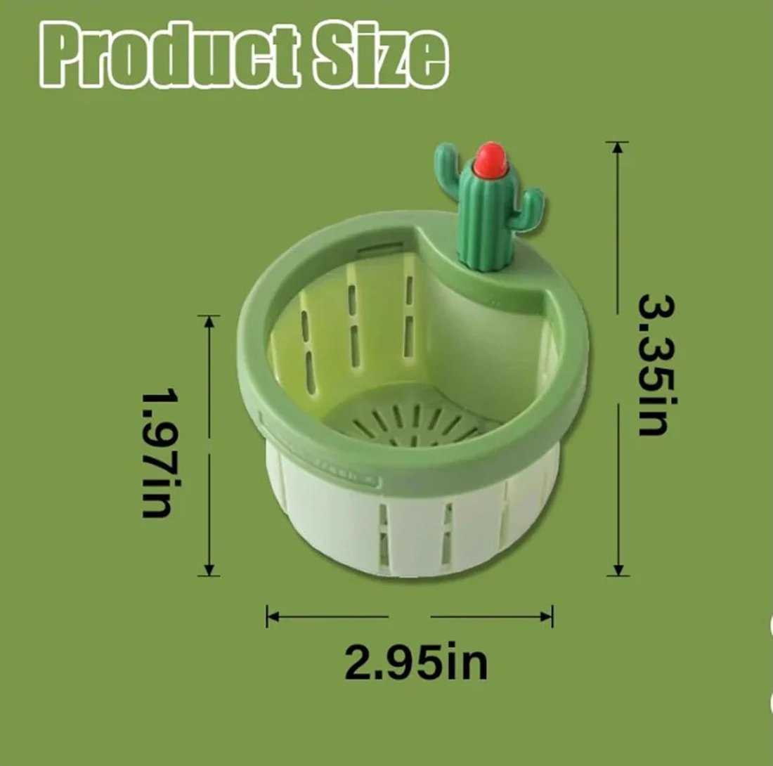 🔥LAST DAY 50% OFF🔥Press Cactus Kitchen Sink Strainer