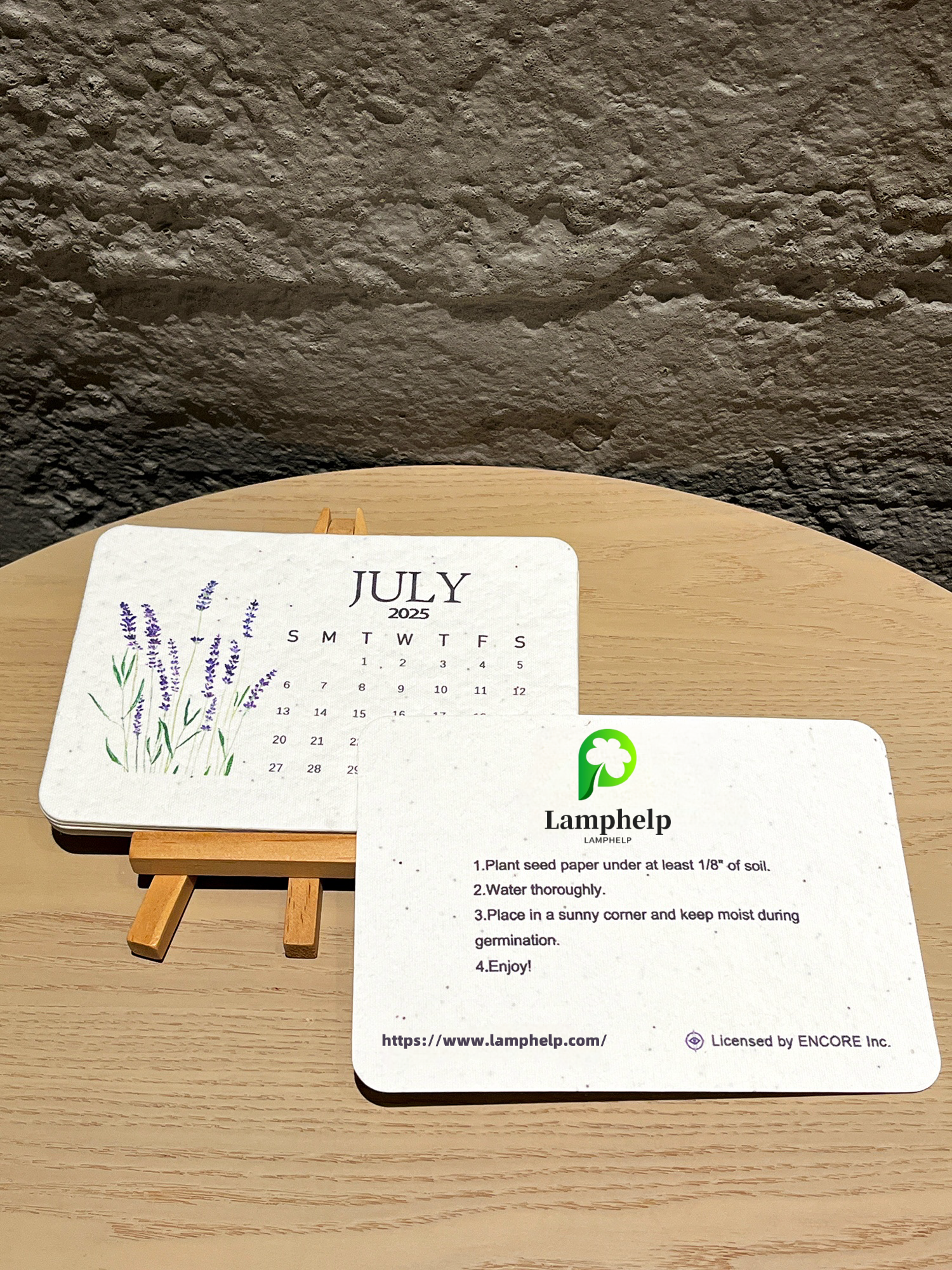 🌱Eco-Friendly Plantable Love Seed Calendar 2025