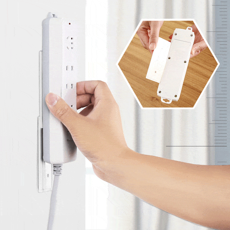 (🔥Last Day 50% OFF) Adhesive Punch-free Socket Holder(👍Buy 6 get 3 Free)