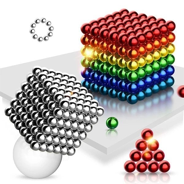🎁Early Christmas Sale 65% OFF - Multi Colored 64 Pcs Magnetic Balls (BUY 2 GET 1 FREE)